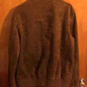 A Emporio Brown Suede M Jacket